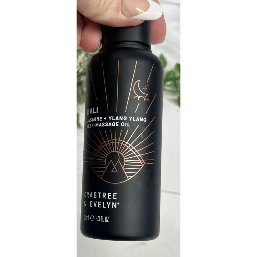 Crabtree & Evelyn BALI Jasmine +Ylang Ylang Self-Massage Oil 3.3 fl oz Set of‎ 4 - Picture 4 of 11